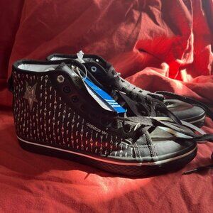 NWT Rare Black Adidas Guitar High Tops Size 10